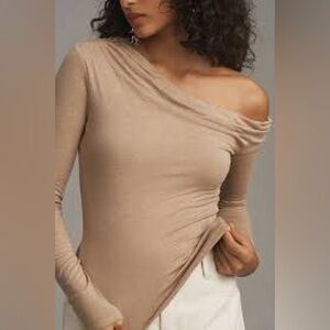 AFRM Heather Taupe Knit Top